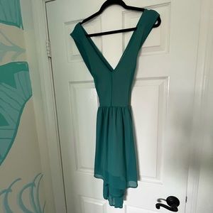Audrey 3+1 Teal Cross Back Dress